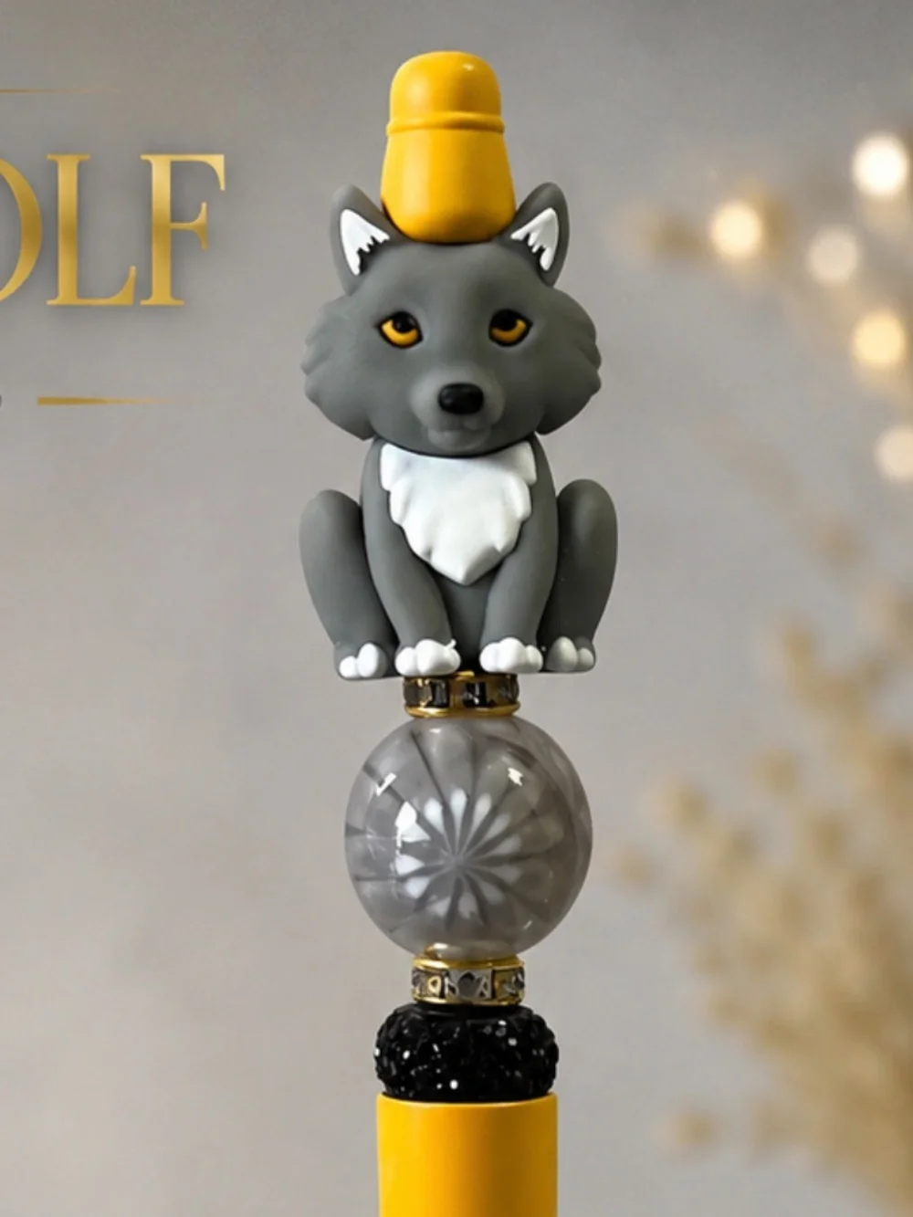 Golden Eyes Wolf Pen